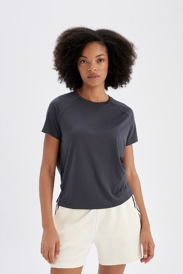 DeFactoFit Standart Fit Sporcu Kısa Paça Modal Şort D1279AX24HS - 3