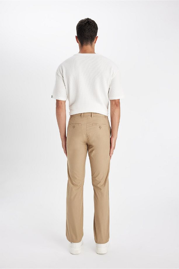Regular Fit Normal Kesim Yazlık Düz Paça Chino Kanvas Pantolon D1526ax24sm - 6