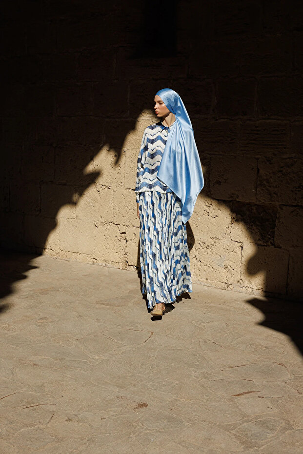 Mavi Diamond Aura Şal - 1