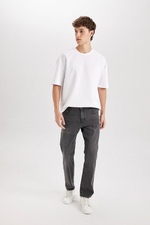 Sergio Regular Fit Normal Kalıp Normal Bel Boru Paça Jean Pantolon D0028ax24au - 3