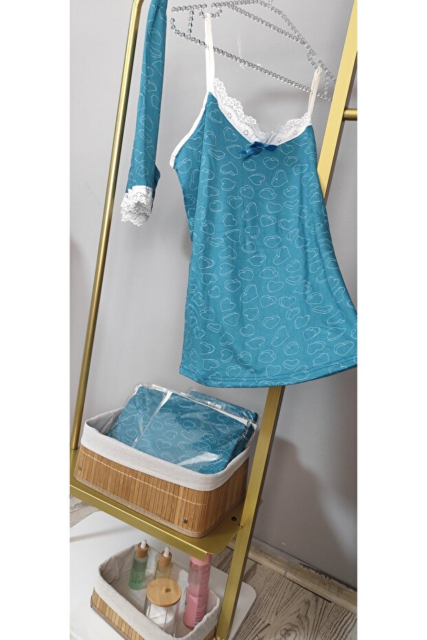 viskon şortlu takım - 2