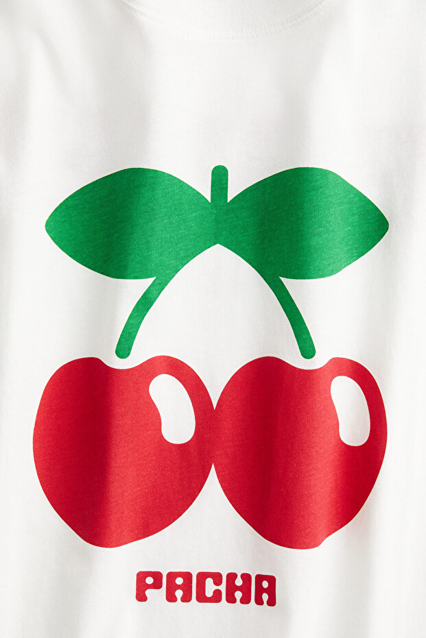 Baskılı Oversize Tişört - 2