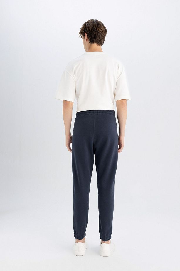 Standart Fit Fleto Cepli Esnek Paça Kalın Basic Sweatshirt Kumaşı Eşofman Altı A6468AX24AU - 6
