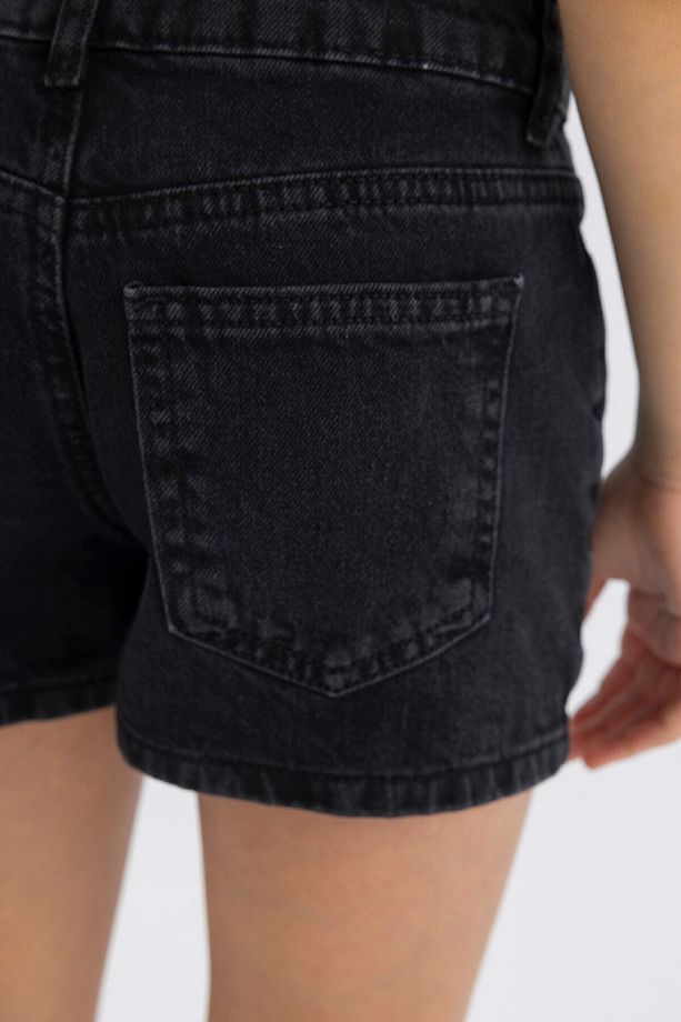 Kız Çocuk Mom Fit Jean Şort D1712A824SM - 6