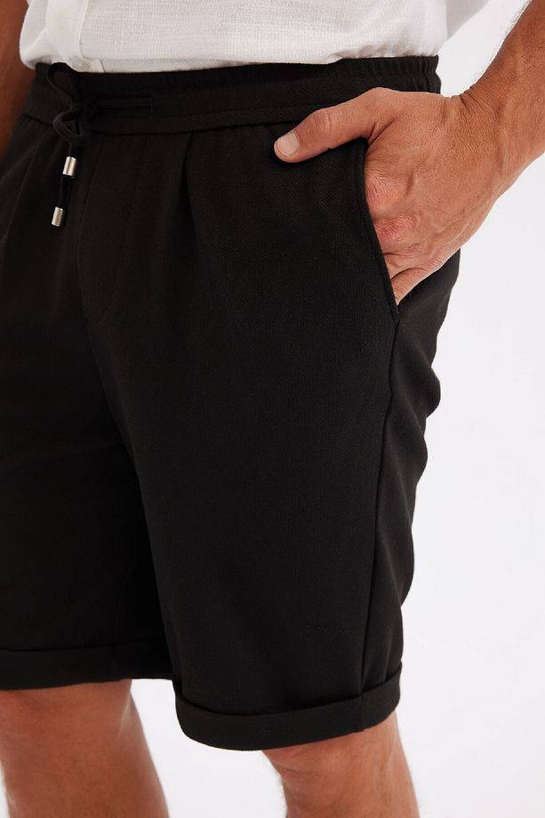 Beli Bağcıklı Yazlık Pike Bermuda Şort A7341ax24sm - 5