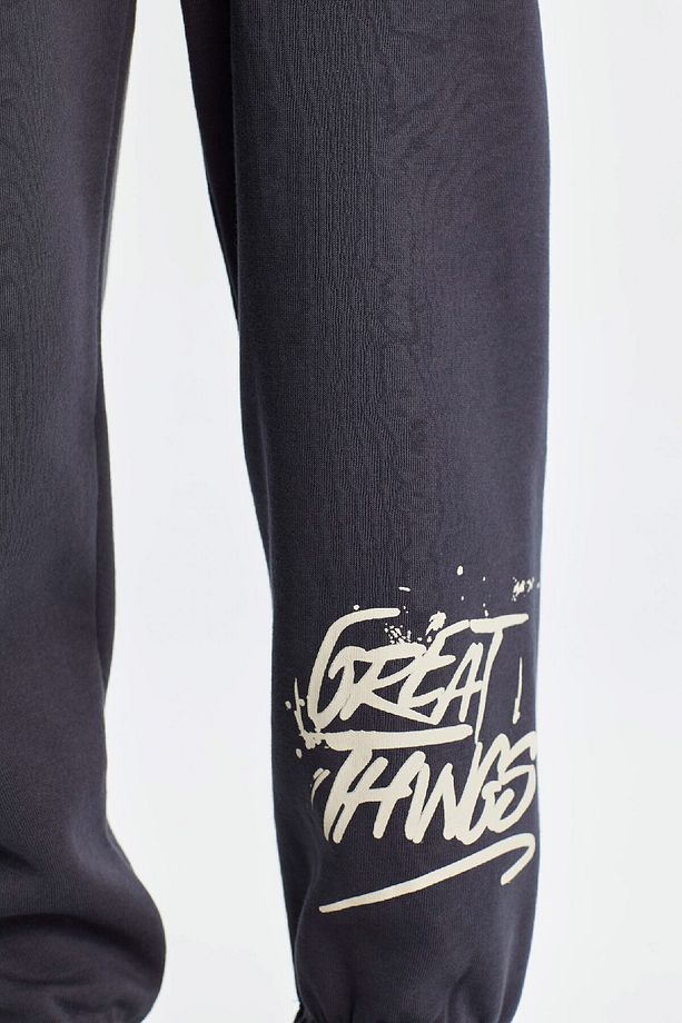 Kız Çocuk Baskılı Beli Paçası Lastikli Jogger Eşofman Altı D3208a824wn - 6