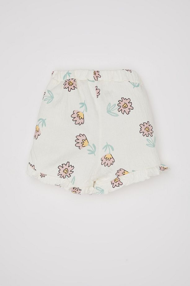 Kız Bebek Çiçekli Şort Etek D3571A524SM - 4