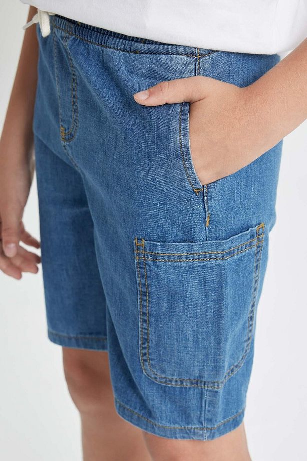 Erkek Çocuk Jean Şort D2687A824SM - 5