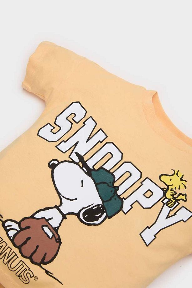 Snoopy Somon Erkek Bebek Alt-üst Takım E6920a5/og283 - 3