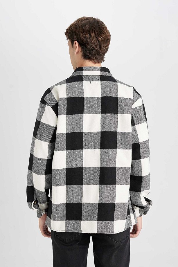 Regular Fit Kareli Oduncu Uzun Kollu Gömlek D3298ax24wn - 6