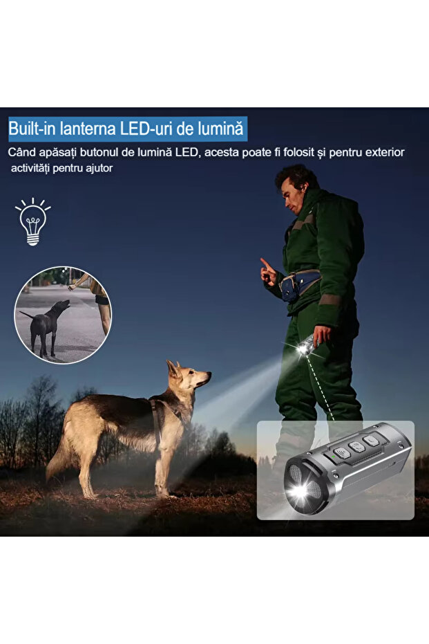 Professional portable ultrasonic device against aggressive dogs, training function - 7