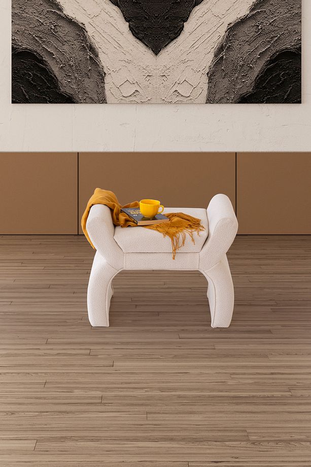 Zenn Coco Kumaşlı Modern Puf Bench - 5