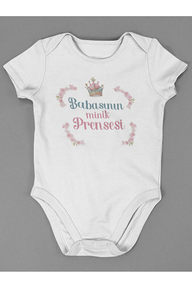 Daddy's Little Princess! Written Cotton Soft Unisex Snap Body Suit