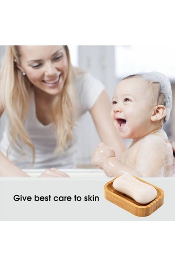 Kamptek Ahşap Bambu Katı Sabunluk 2 Adet Set Lavabo Sabunluk - 4