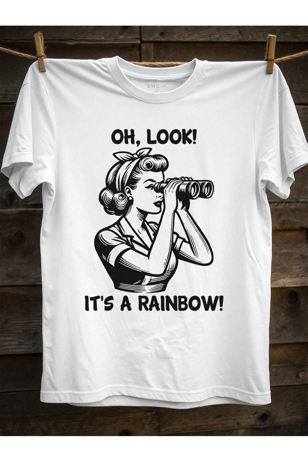 Oversize Cut Short Sleeve Printed T-Shirt