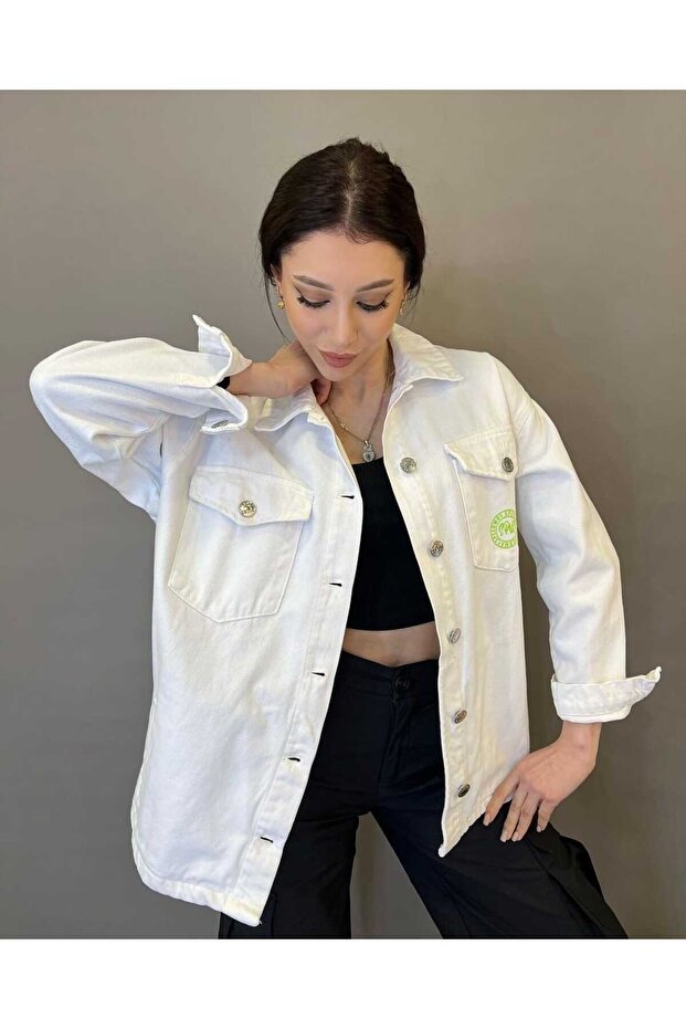 Kadın Denim Ceket - 4