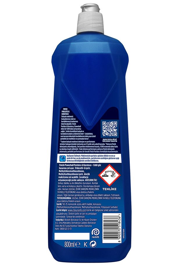 Bulaşık Makinesi  Parlatıcı & Kurutucu   Sıvı  1600 ml (800 ml x 2'li) - 9
