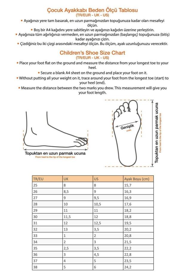 Bej Nubuk Renk Bloklu Cırt Bantlı Unisex Küçük Çocuk Kids Sandalet TAKSS25SD00057 - 5