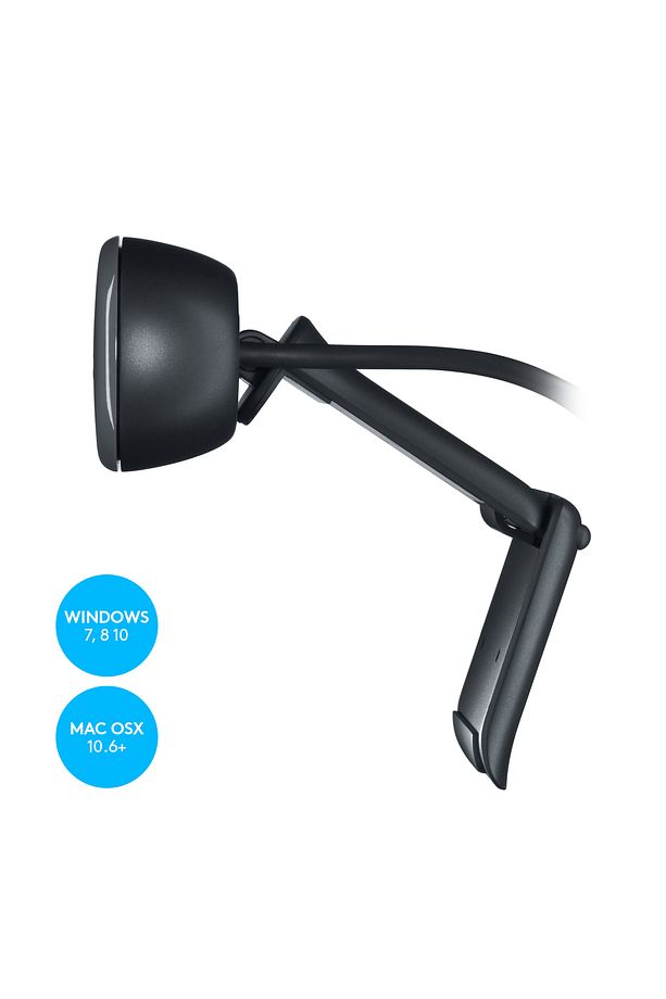 C270 HD 720p Mikrofonlu Web Kamerası - Siyah - 7