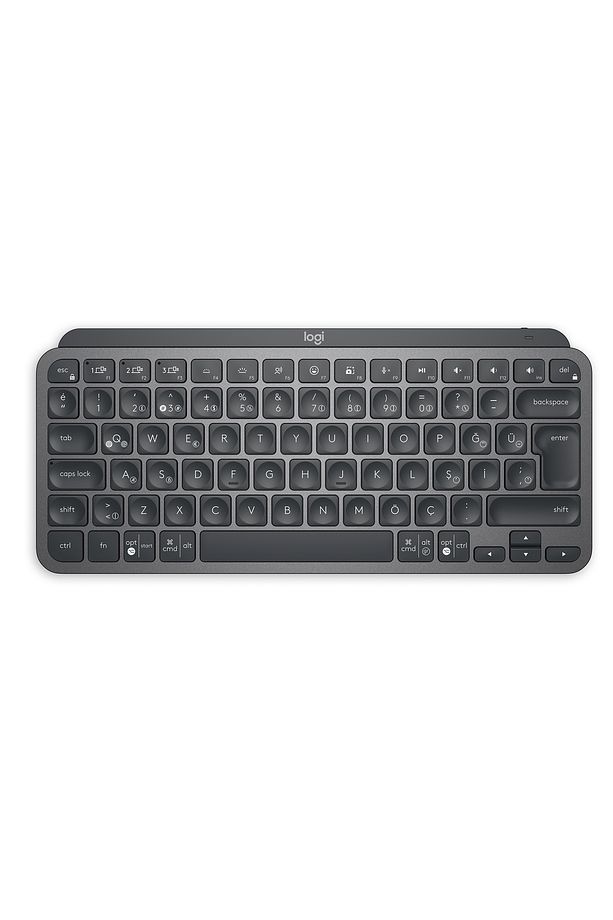 Mx Keys Mini Minimalist Kablosuz Bluetooth Aydınlatmalı Türkçe Q Klavye - Siyah - 1