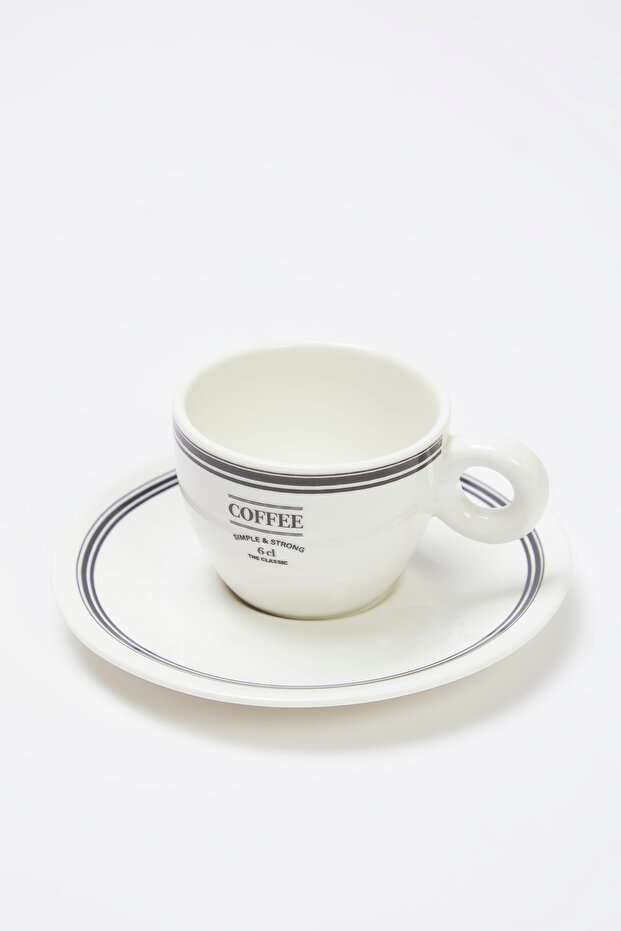2'li Baskılı Espresso/Kahve Fincan Seti TPHSS25KFC00011 - 5