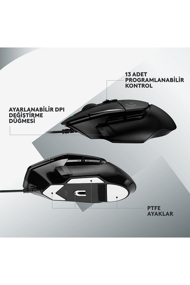 G G502 X Kablolu Oyuncu Mouse Siyah - 5