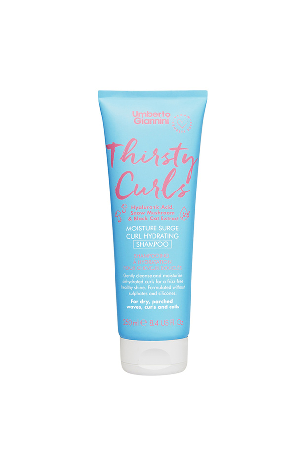 Umberto Giannini Thirsty Curls Curl Hydrating Shampoo - for Dry & Dehydrated Curls 250ml