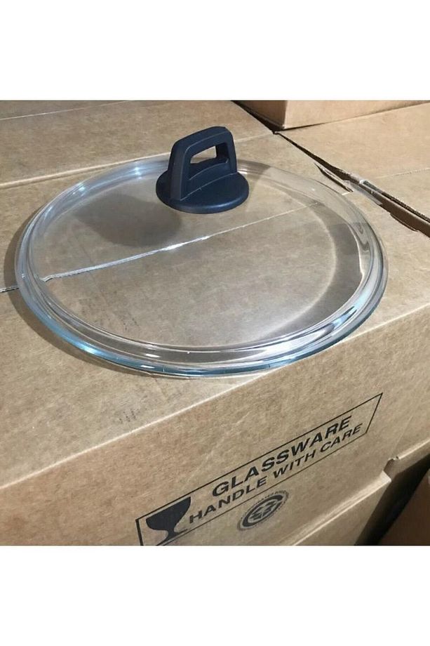 Karaca Granit Ve Çelik 26 Cm  Cam Kapak Ve Kulpla Beraber - 1