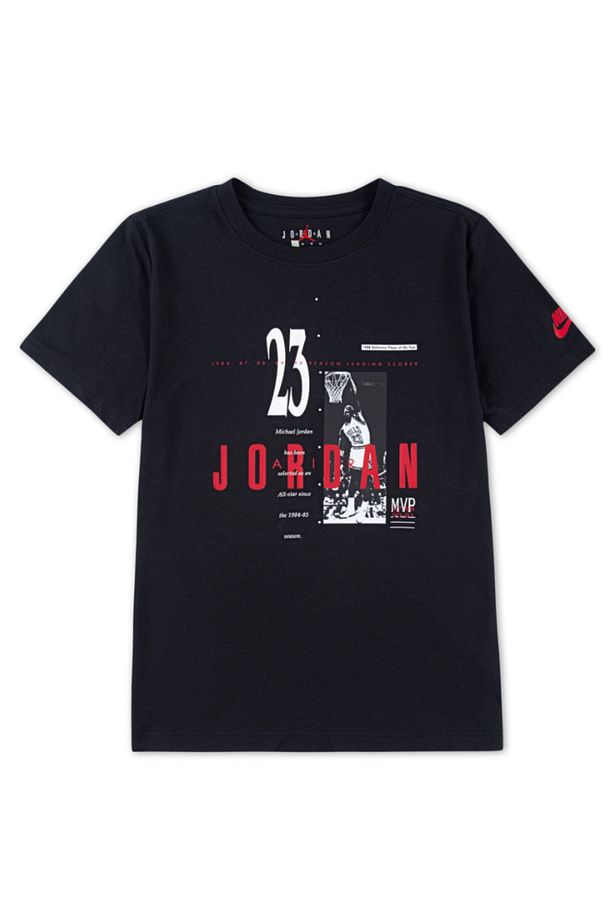 JORDAN JDB MJ BRAND GFX SS CREW ERKEK ÇOCUK TİŞÖRT 95D625-023 - 1
