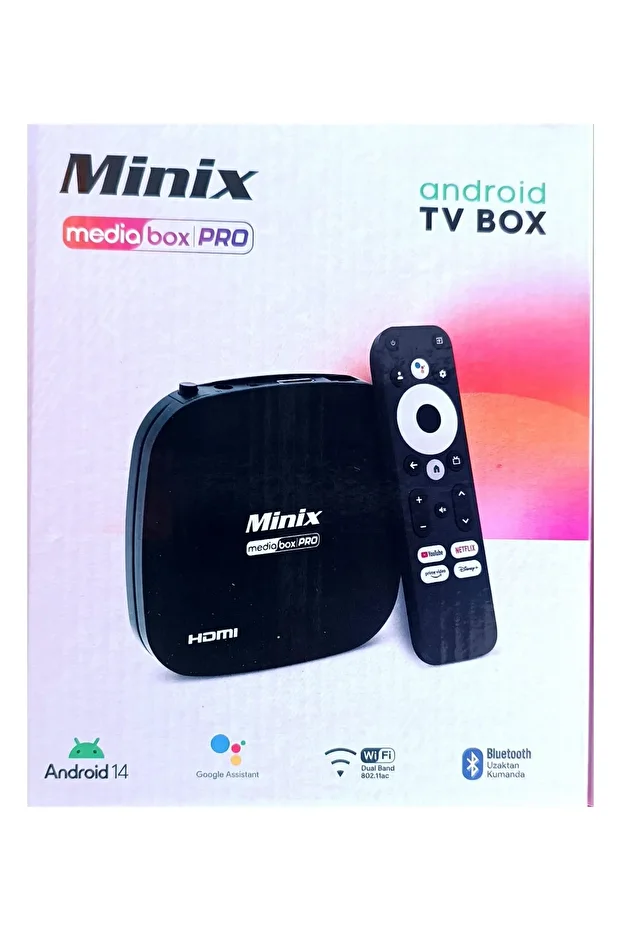 Minix Mediabox Pro 4K Android 14 Tv Box - 4