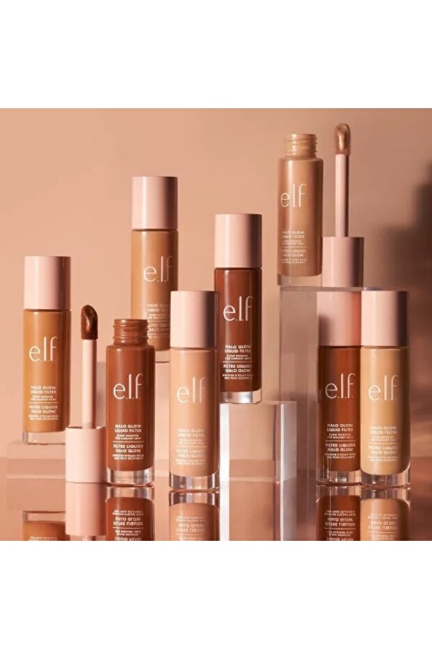 e.l.f. Halo Glow Liquid Filter Complexion Booster – 3 Light/Medium 31.5ml Illuminating Liquid Makeup - 7