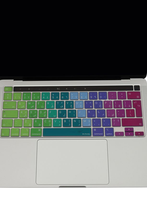 Arapça Klavye Macbook Pro Klavye Koruyucu 13inç M1 M2 Çip A2289 A2251 A2338 A2141 Ile Uyumlu Dazzle - 5