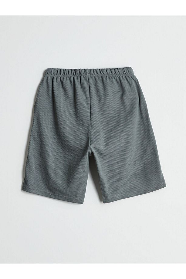 Yeşil Standart Kalıp Erkek Şortlu Pijama Takımı - 5