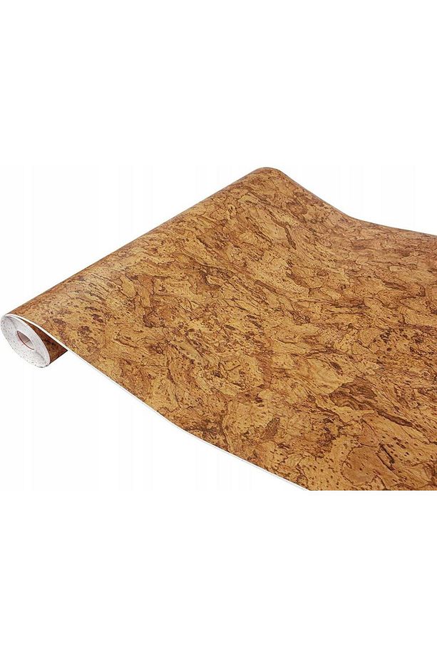 346-0119 Ahşap Mantar Desen Yapışkanlı Folyo (45CM X 1MT) - 7