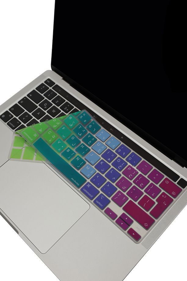 Arapça Klavye Macbook Pro Klavye Koruyucu 13inç M1 M2 Çip A2289 A2251 A2338 A2141 Ile Uyumlu Dazzle - 1