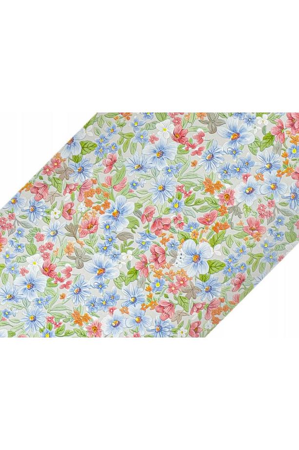 546-2403 Rengarenk Çiçek Desen Yapışkanlı Folyo (45CM X 3MT) - 4