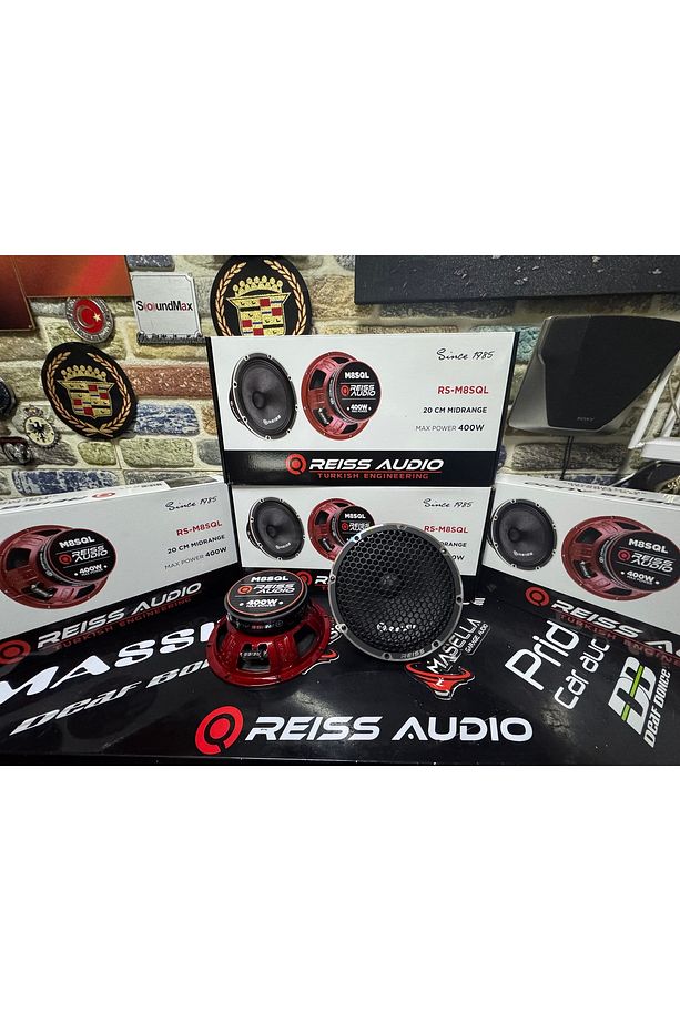 20cm Midrange Hoparlör – M8sql Midrange 20cm 400watt 175rms Uyumlu - 1
