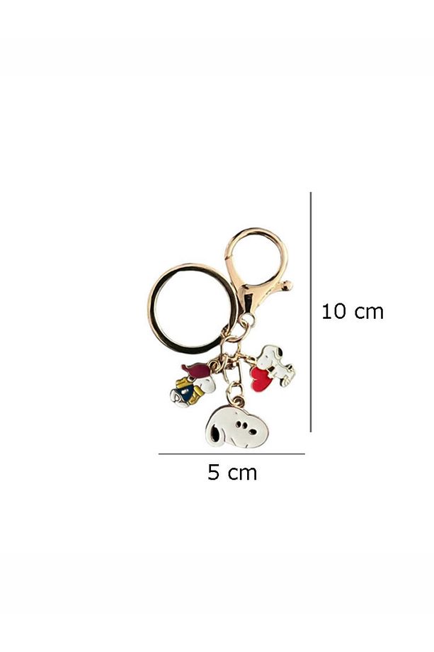 Snoopy  Metal Charm Anahtarlık - 2