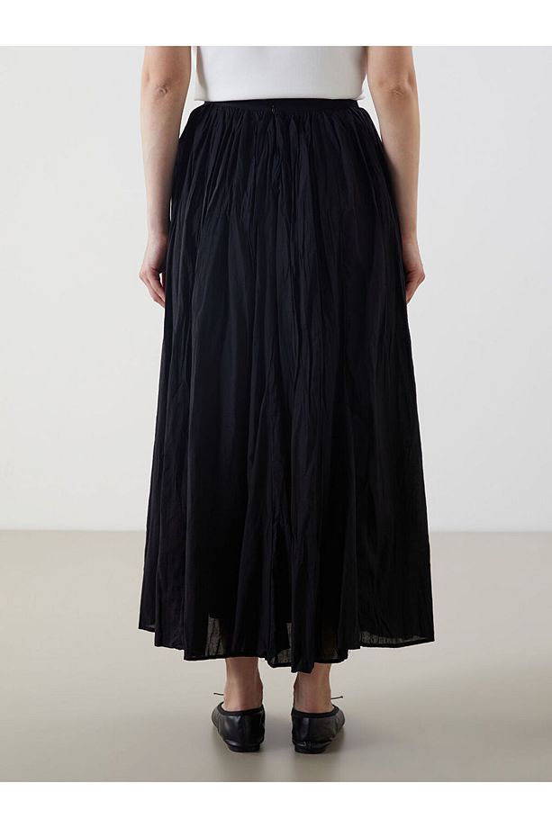 LCW Modest Siyah Beli Lastikli Vual Etek - 4