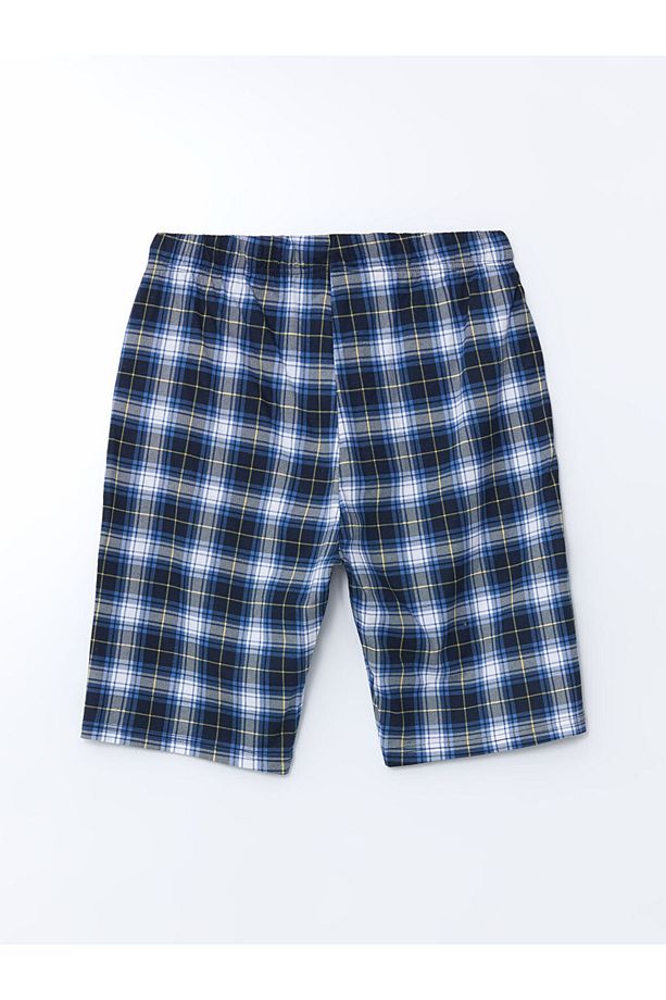 Sarı Standart Kalıp Erkek Şortlu Pijama Takımı - 5