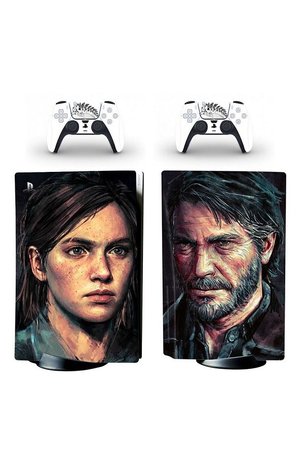 Last Of Us Ellie & Joel Playstation 5 Standart Disk Edition Sticker Kaplama Seti - 1