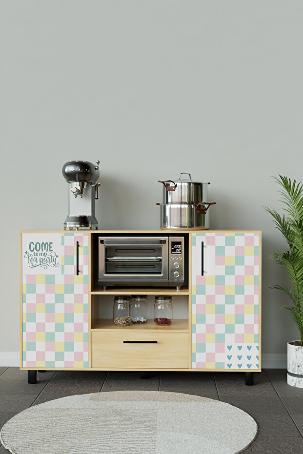 Soft Design "robusta" Kahve Köşesi Mutfak Dolabı Çok Amaçli Mutfak Standi - 2