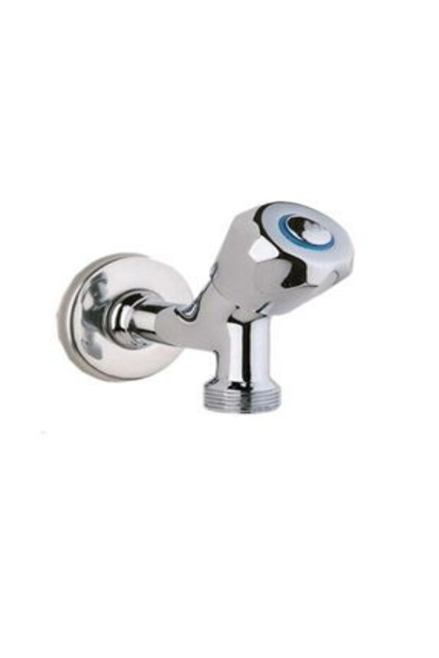 Open Close Alfa Chrome Laundry Tap - 2