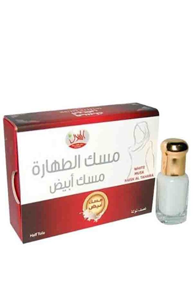 مسك الطهارة ابيض نصف تولة