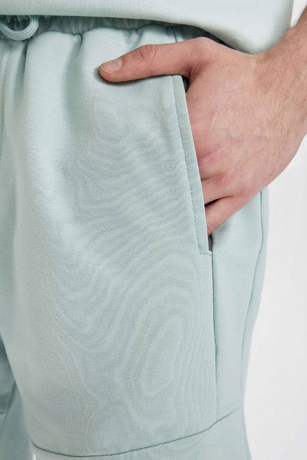 Slim Fit Dar Kesim Dar Paça Basic Düz Şort B8674ax24sm - 5