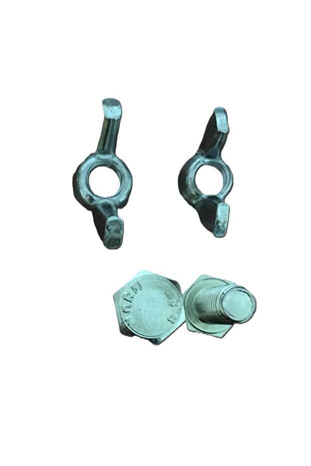 2'li Paslanmaz Kelebek Somunlu Altıgen başlı Civata Seti / M8 X20 mm - 1