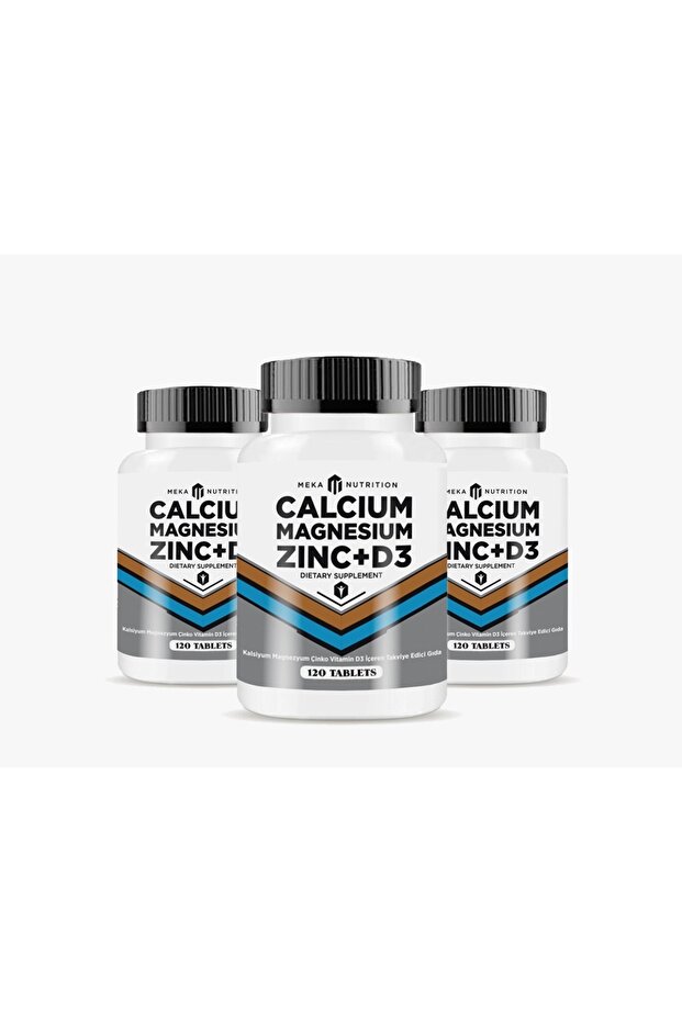 Calcium Magnesium Zinc Vitamin D 120 Tablet 3 Boxes