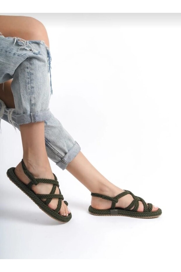 صندل مصنوع يدويًا من الخيزران - 5