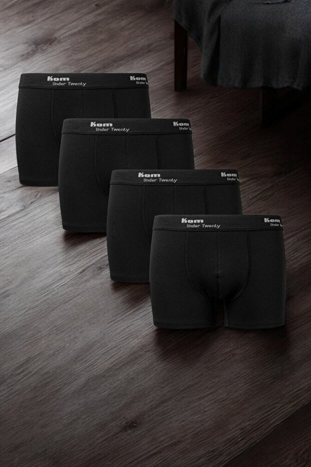 Men's Modal Cotton 4-Piece Skinny Leg Boxer Set Qkt.Ogk.Tmk.4