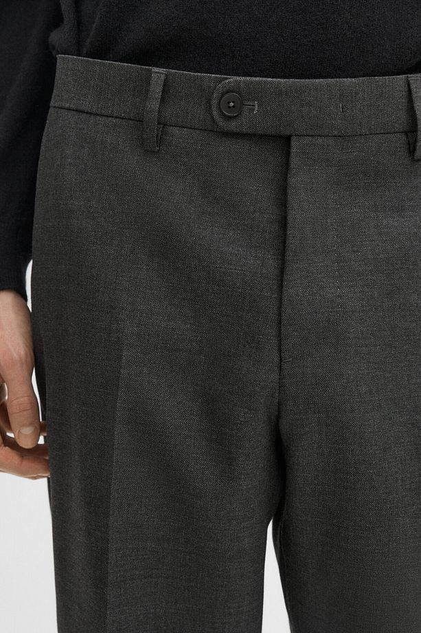 Yün karışımlı kumaş pantolon - 3